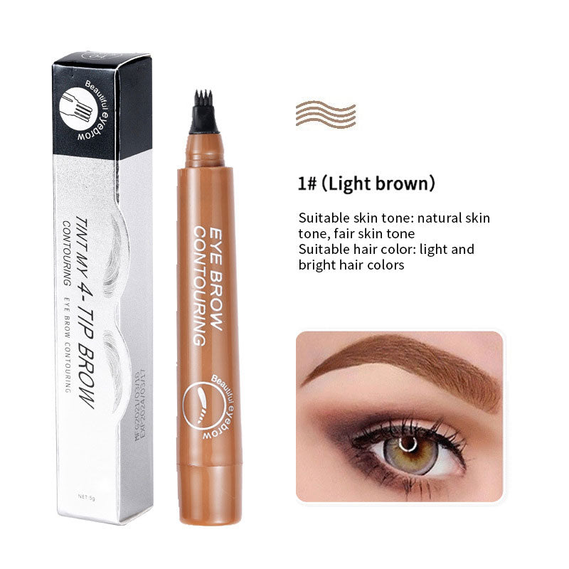 Simulation Four-prong Liquid Eyebrow Pencil