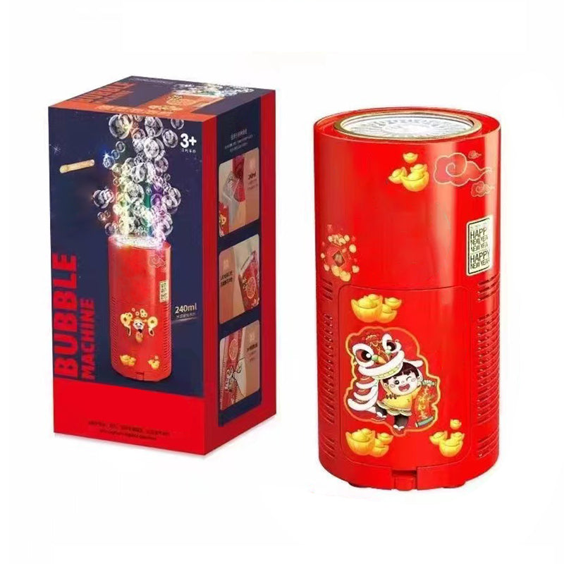 New Year Gift Fireworks Bubble Machine