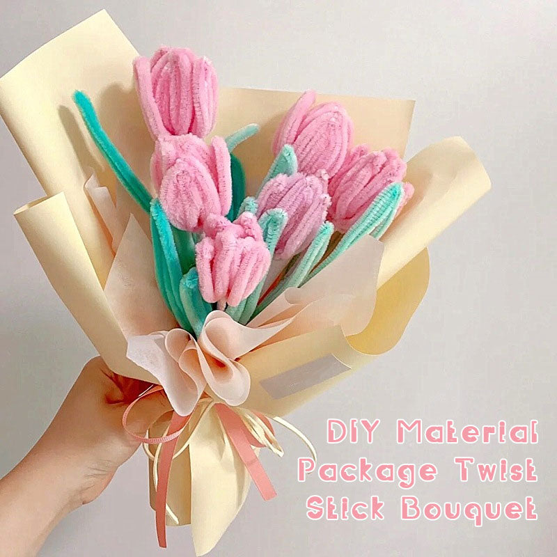 DIY Material Package Twist Stick Bouquet