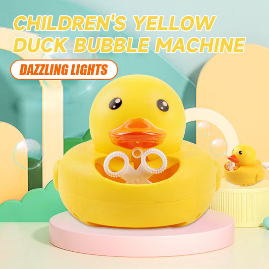 Children's Yellow Duck Bubble Machine