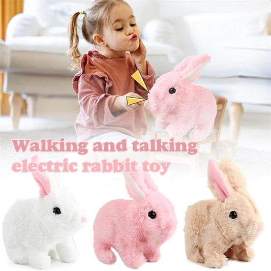 Easter Bunny🐰 Interactive Toy Can Walk And Talk Electric Rabbit Toy