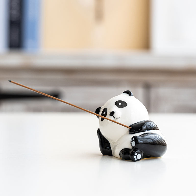 Ceramic Panda Dundun Incense Insert