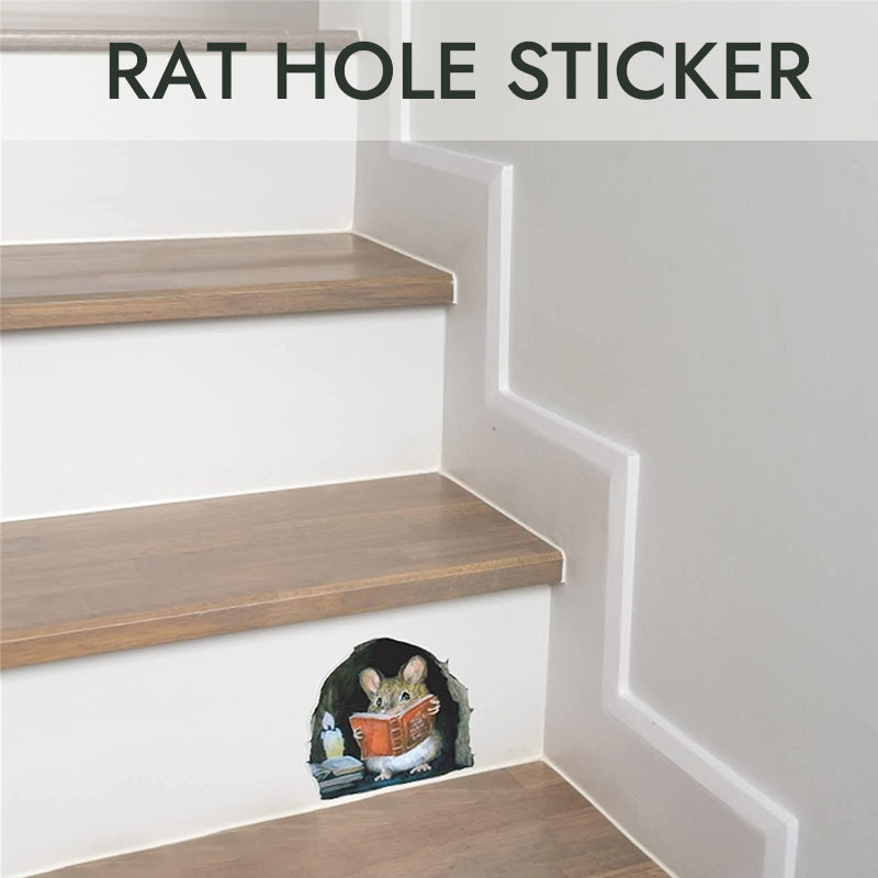 Mouse Hole Sticker