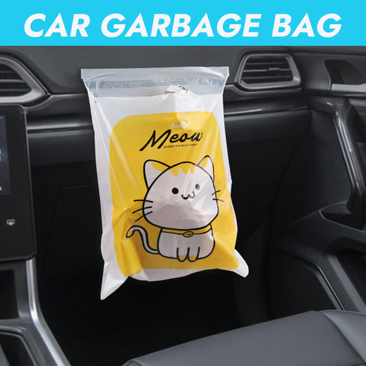 Cute Cartoon Hanging Disposable Storage Bag In The Car