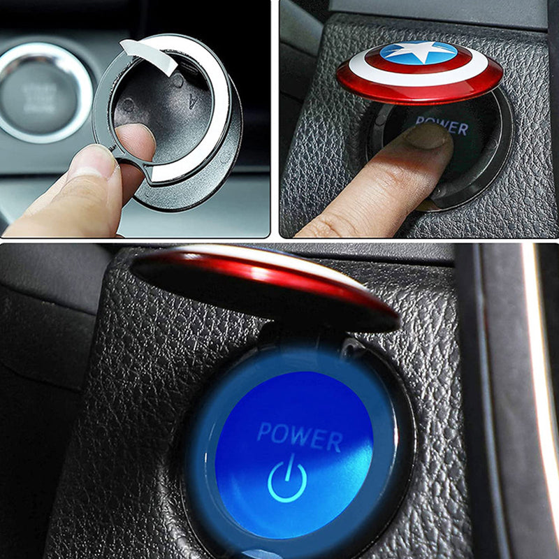 Automobile Engine Start Button Protection Cover