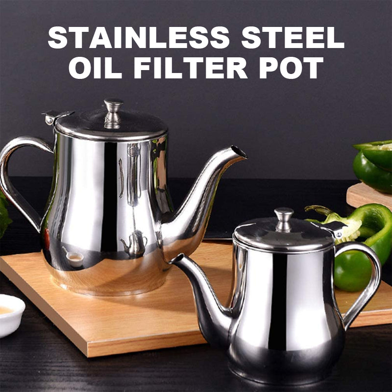 Stainless Steel Oil Filter Pot