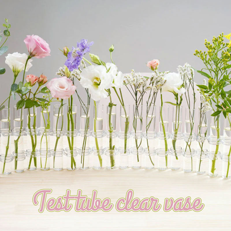 Ins Test Tube Transparent Glass Vase