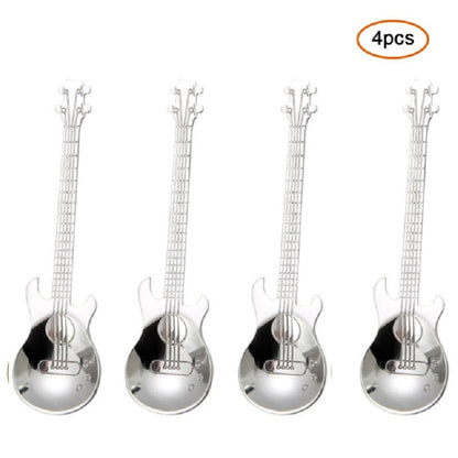 🎸Guitar Spoons Coffee Teaspoon Set (4 pcs)