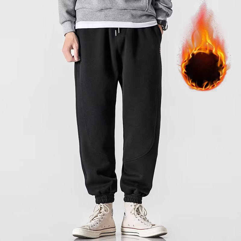 Loose Casual Fleece Men's Pants