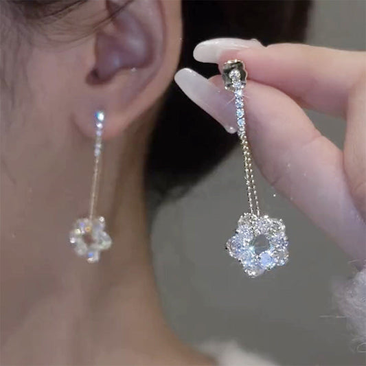 Crystal Flower Earring