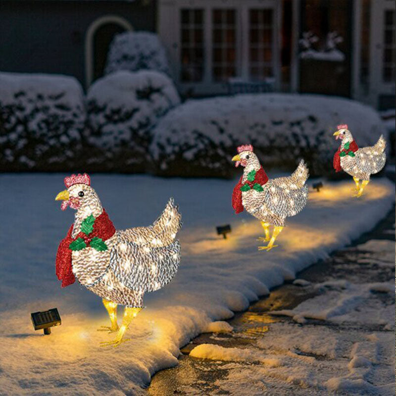 Light-up Chicken with Scarf🐓