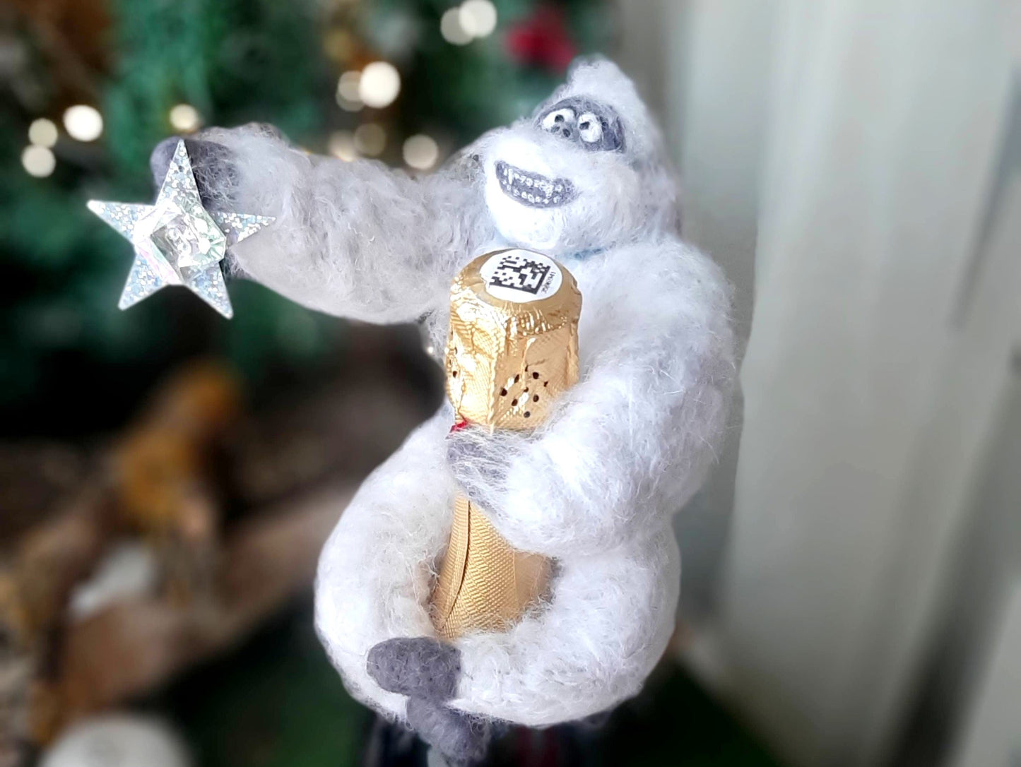 Christmas Tree Topper 🎄Abominable Snowman⛄