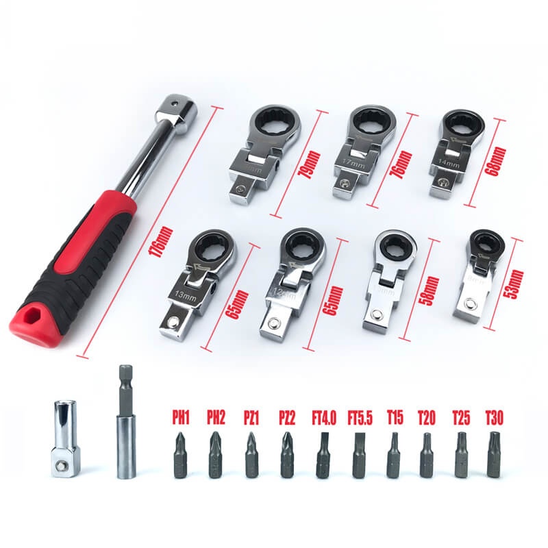 20-Piece Ratchet Wrench With Box