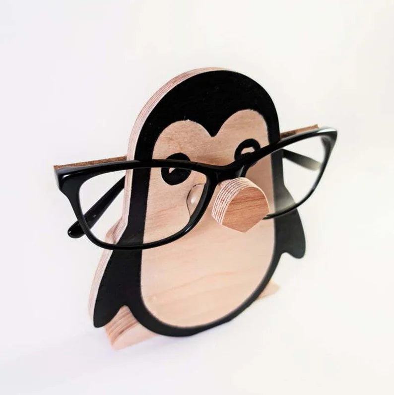 Murray-Handmade Penguin Eyeglasses Stand