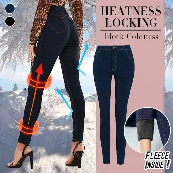 🔥🔥🔥BUY 2 GET 1 FREE ONLY TODAY 🔥🔥🔥Thermal Fleece Denim Jeggings