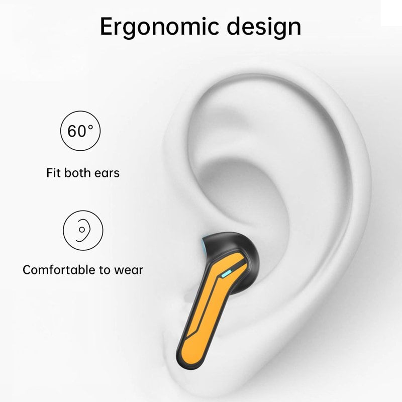 Wireless Ultra-Low Latency HI-FI Stereo Sound Noise Cancelling Earbuds