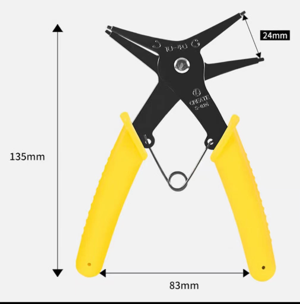 2 In 1 Dual Purpose Circlip Pliers