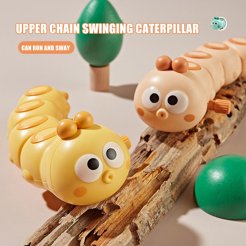 Winding Up Rocking Caterpillar Toy