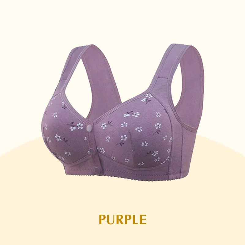 🔥Buy 1 Free 1(2packs)🔥Comfortable & Convenient Front Button Bra- ✨Free Shipping