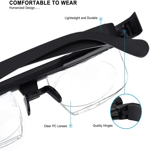 🔥Adjustable Distance And Near Focus Glasses