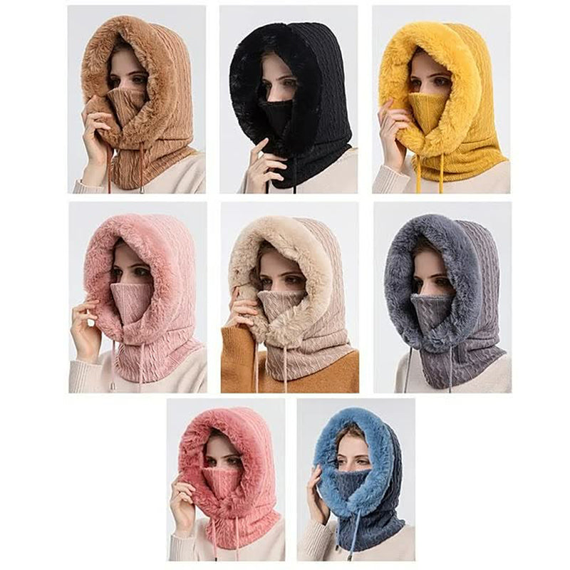 Warm Fashion Scarf Hoodie