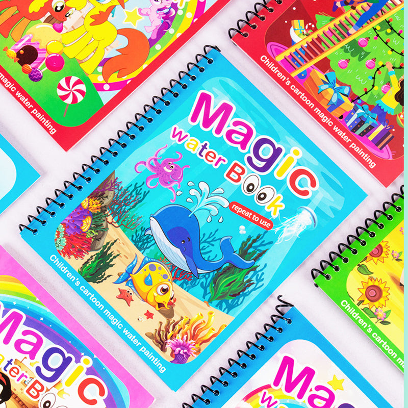 Children's Diy Magical Water Painting Book