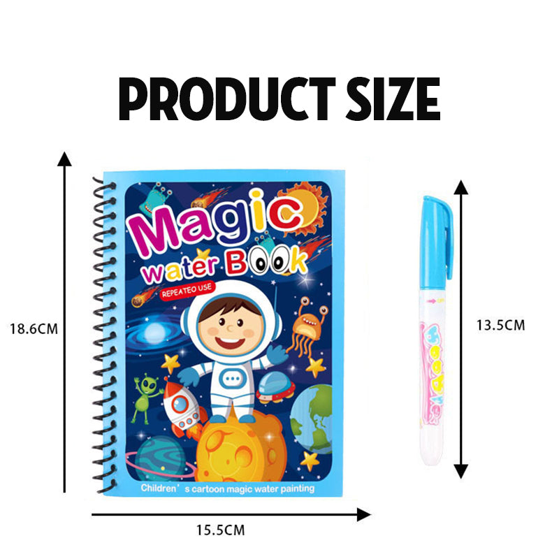 Children's Diy Magical Water Painting Book