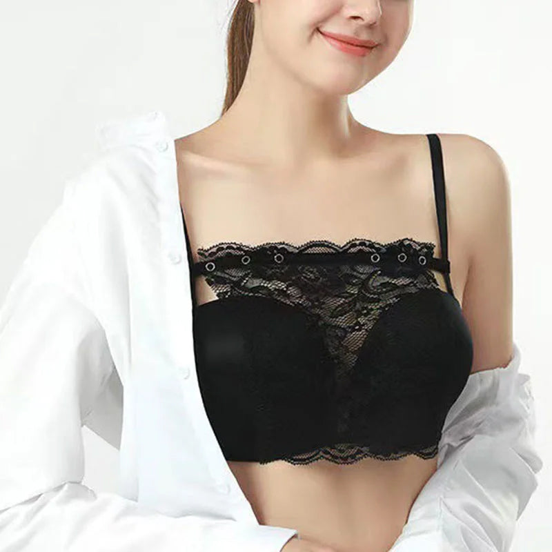 Spring Summer False Collar Lace Bandeau False Collar