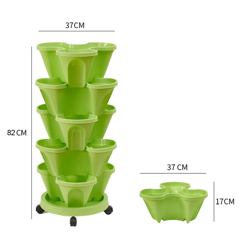 Vertical Stackable Flowerpot