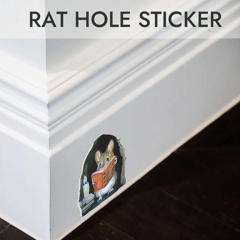 Mouse Hole Sticker