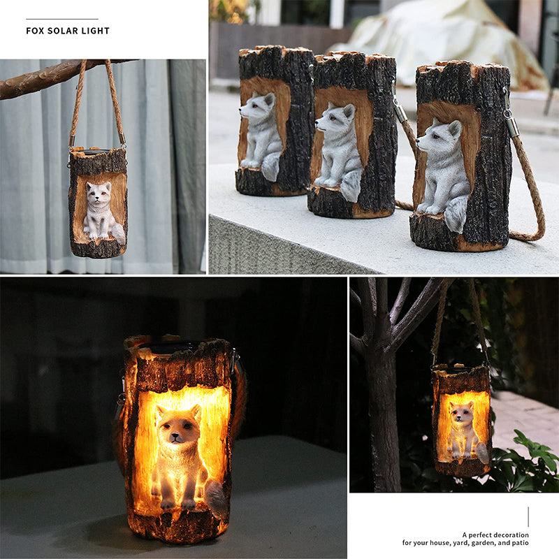 Fox Figurine Gift Solar Lamp