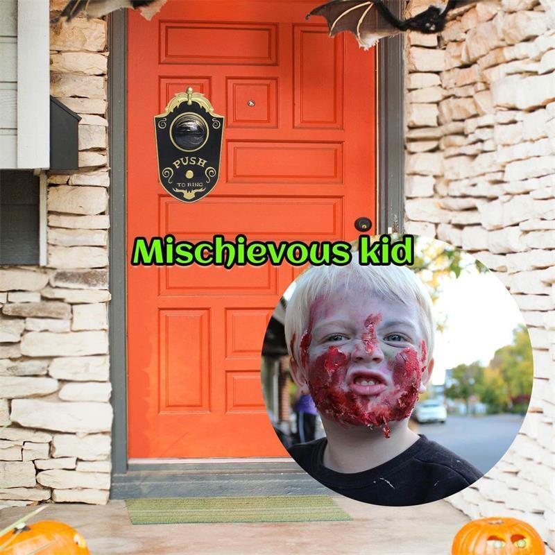 Halloween One-eyed Lightup Eyeball Door Bell Decoration