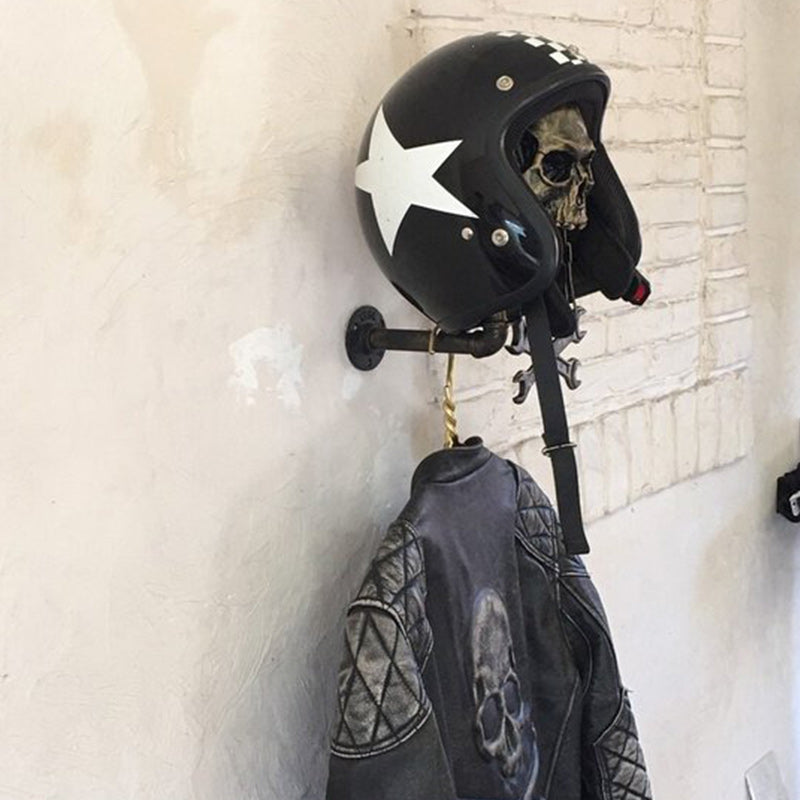 ☠️Motorcycle Skull Helmet Holder