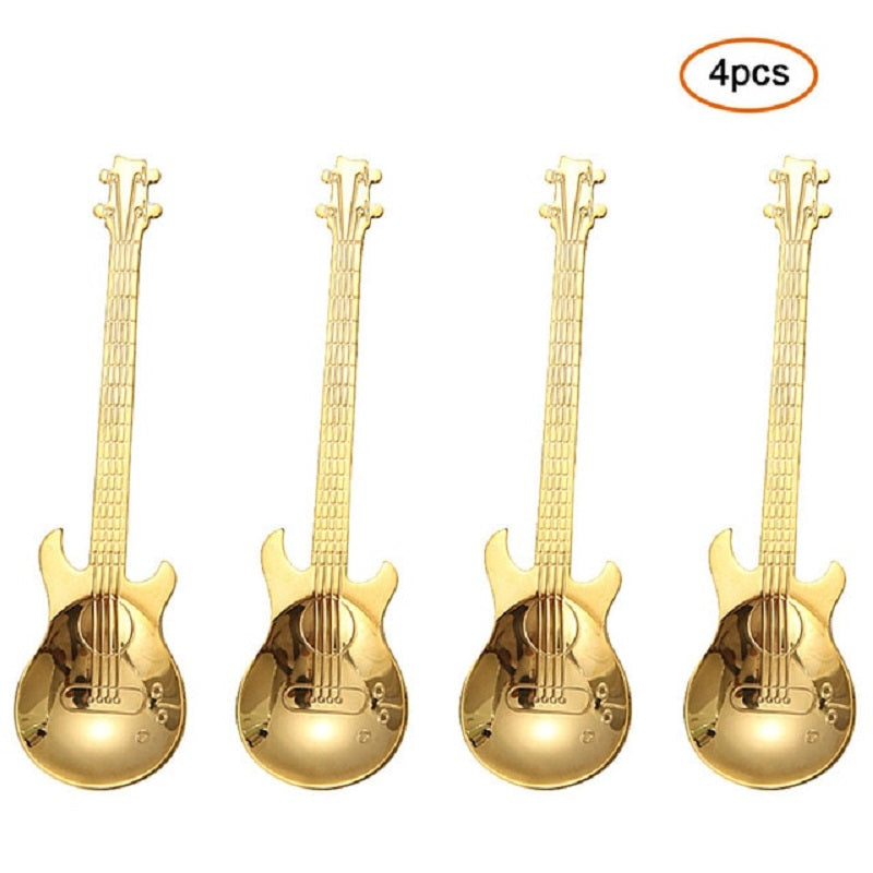 🎸Guitar Spoons Coffee Teaspoon Set (4 pcs)