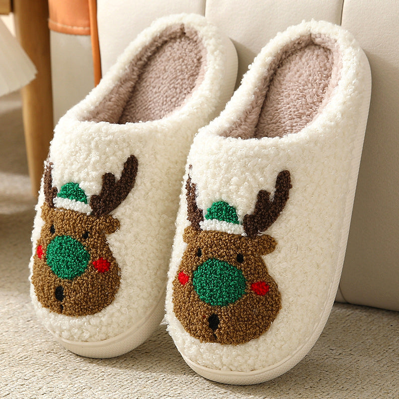 New Christmas Plush Cotton Shoes