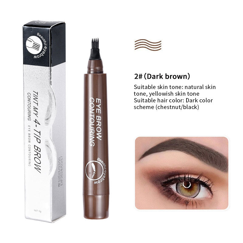 Simulation Four-prong Liquid Eyebrow Pencil