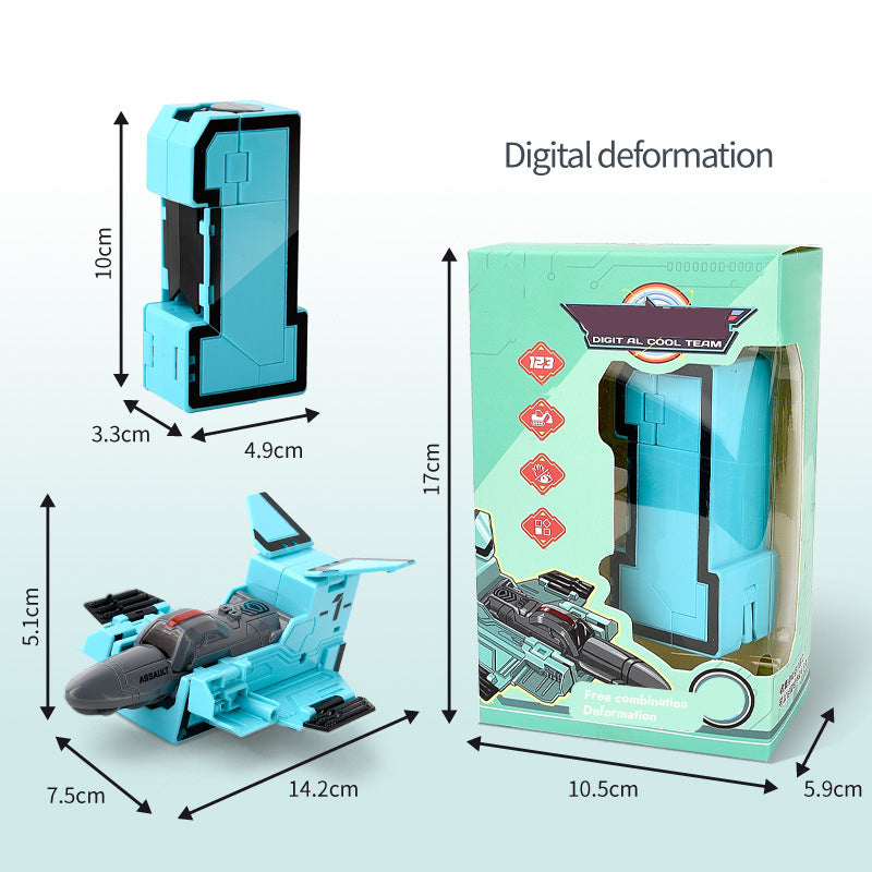 Children's Digital Transformation Robot Toy