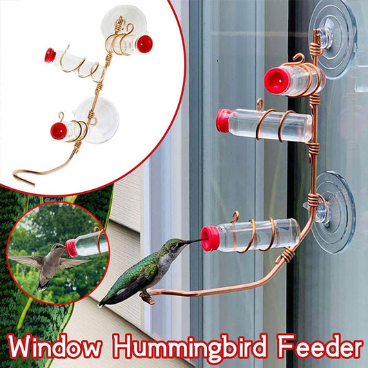 Suction Cup Type Window Hummingbird Feeder