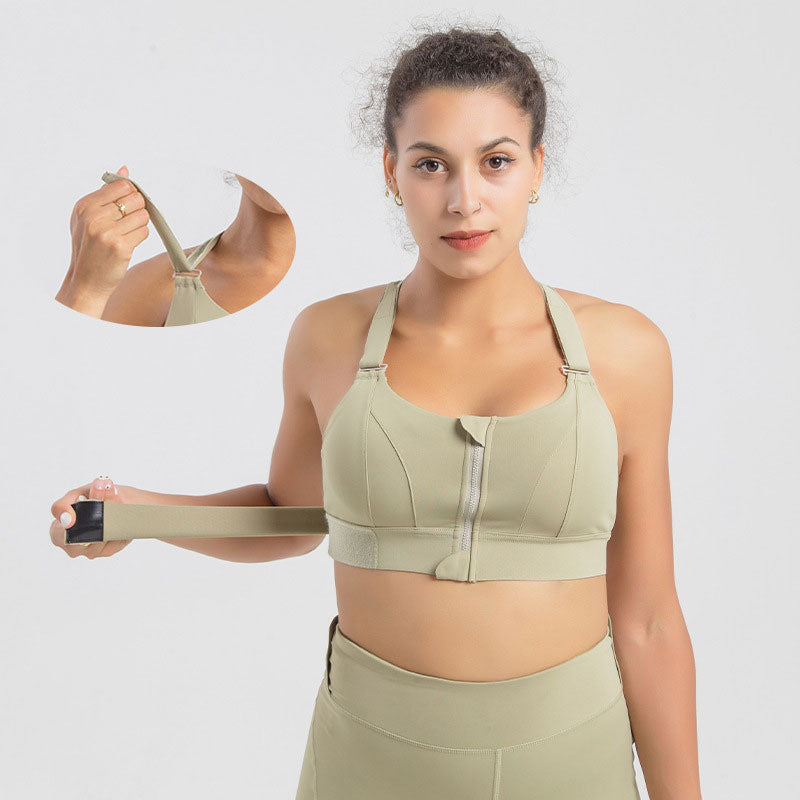 Zip Fully Adjustable Sports Bra Pro