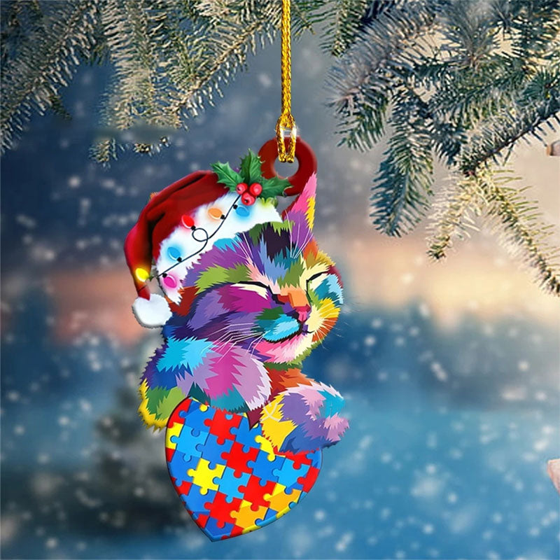 Rainbow Christmas Pendant Ornament