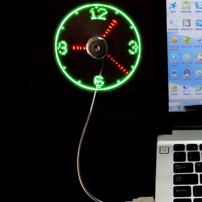 New USB Clock Fan with Real Time Clock