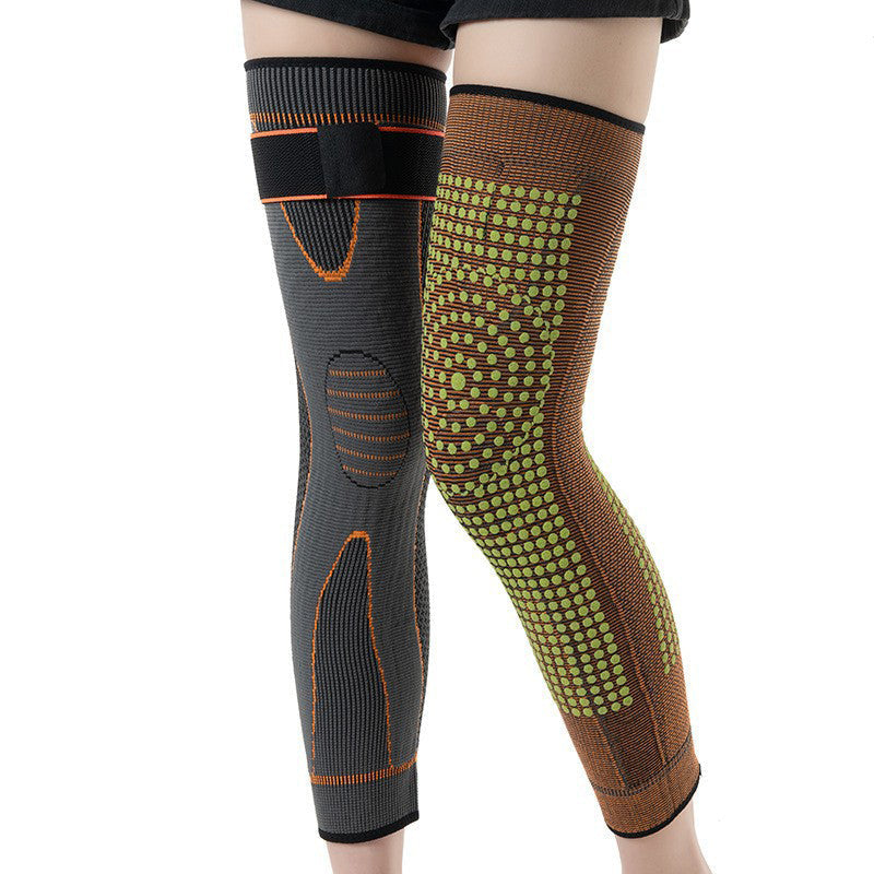 Knit Cycling Long Strap Knee Pads