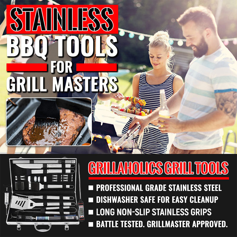 Stainless Steel Barbecue Tool Set