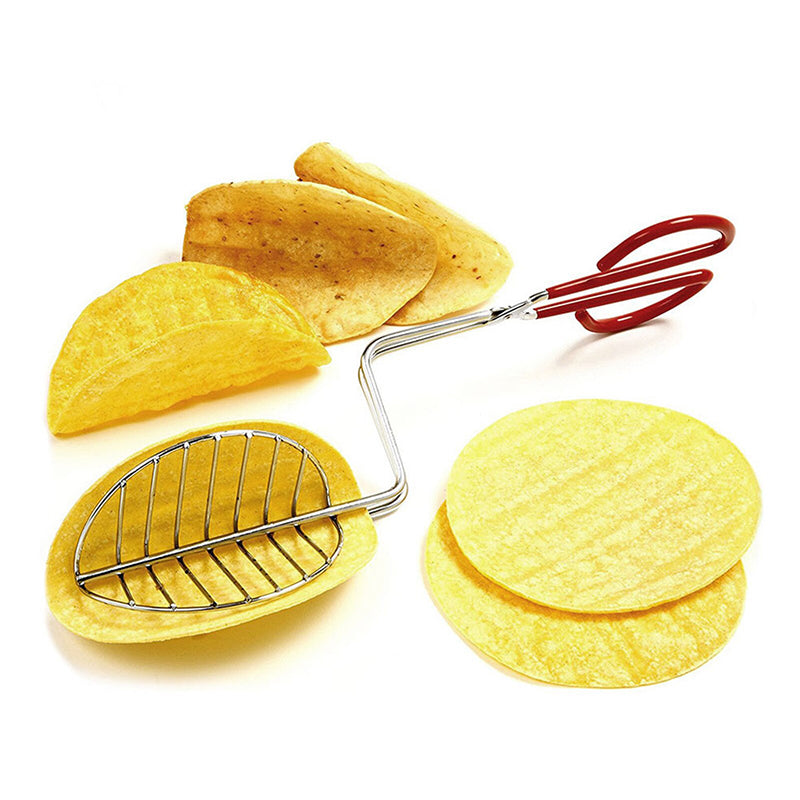 Roll Shaped Deep-fried Basket Corn Sandwich Taco Clip Holder