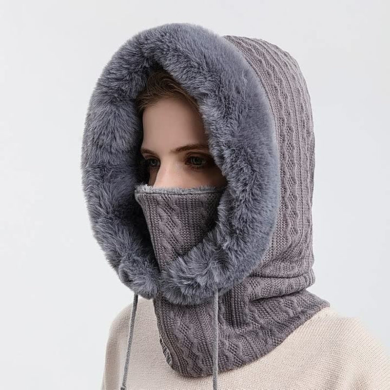 Warm Fashion Scarf Hoodie