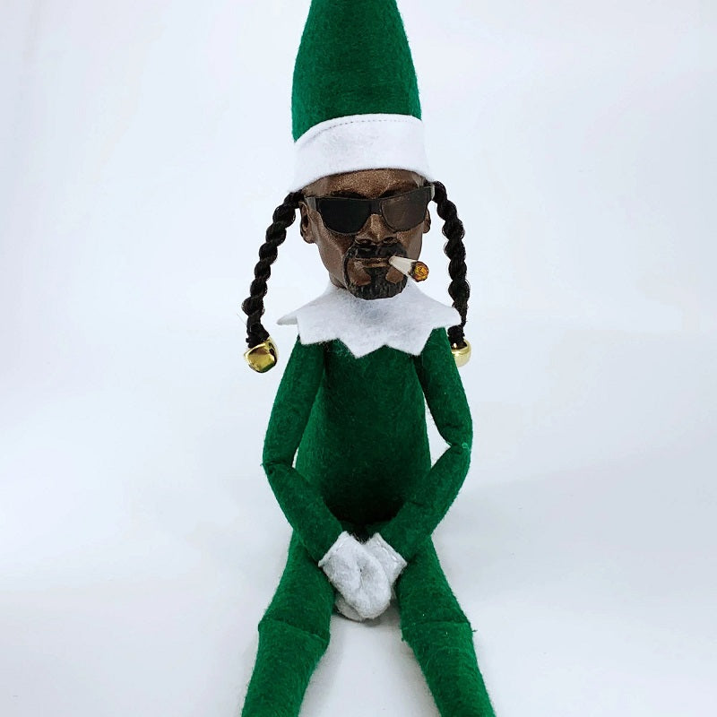 Snoop on a Stoop Christmas Elf Doll