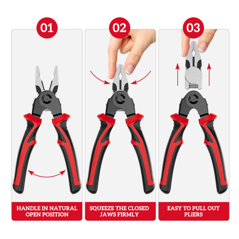 Multifunctional Head Change Pliers