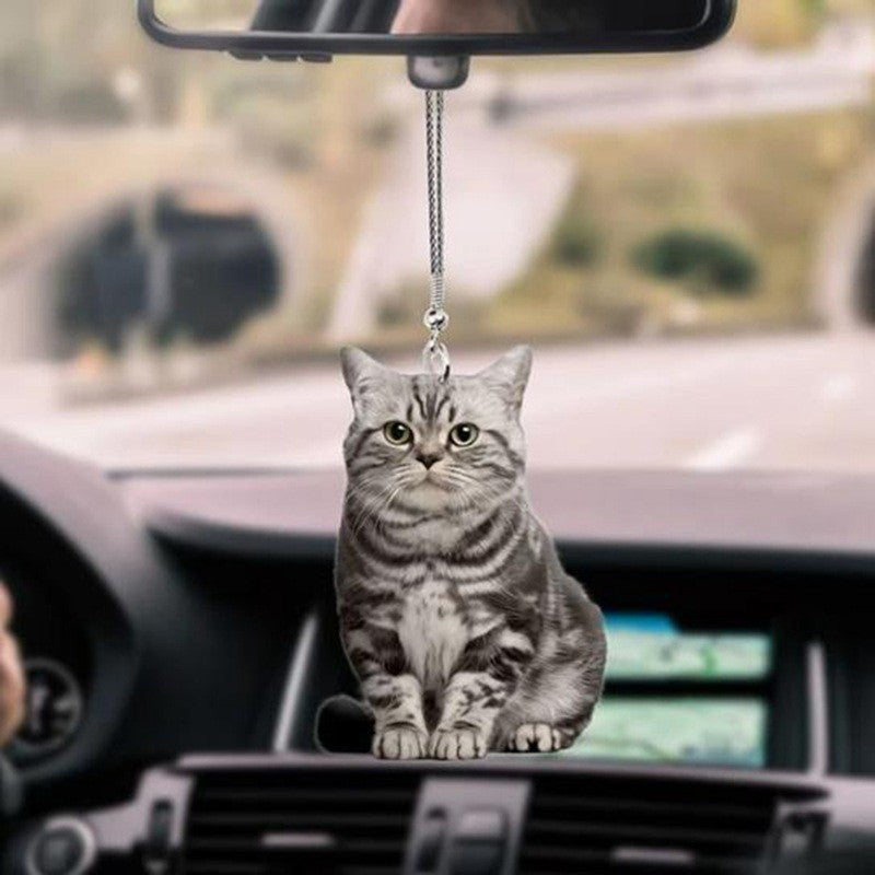 Cat Car Hanging Ornament