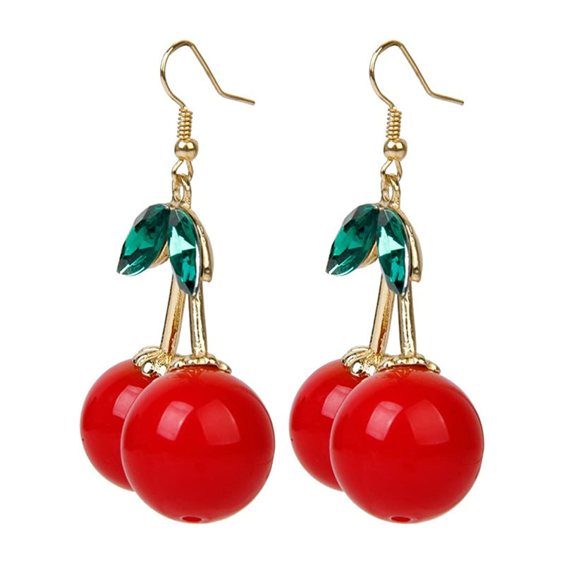 🍒Handmade Cherry Earrings