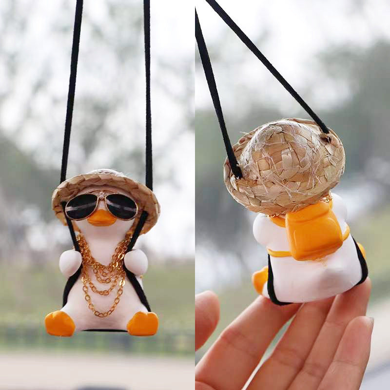 Car Swing Duck Pendant